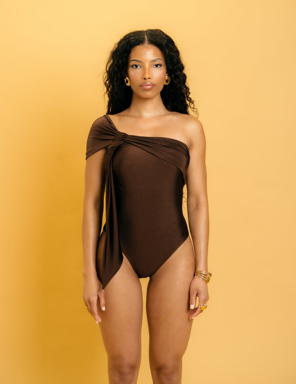 Mobay Draped Swimsuit