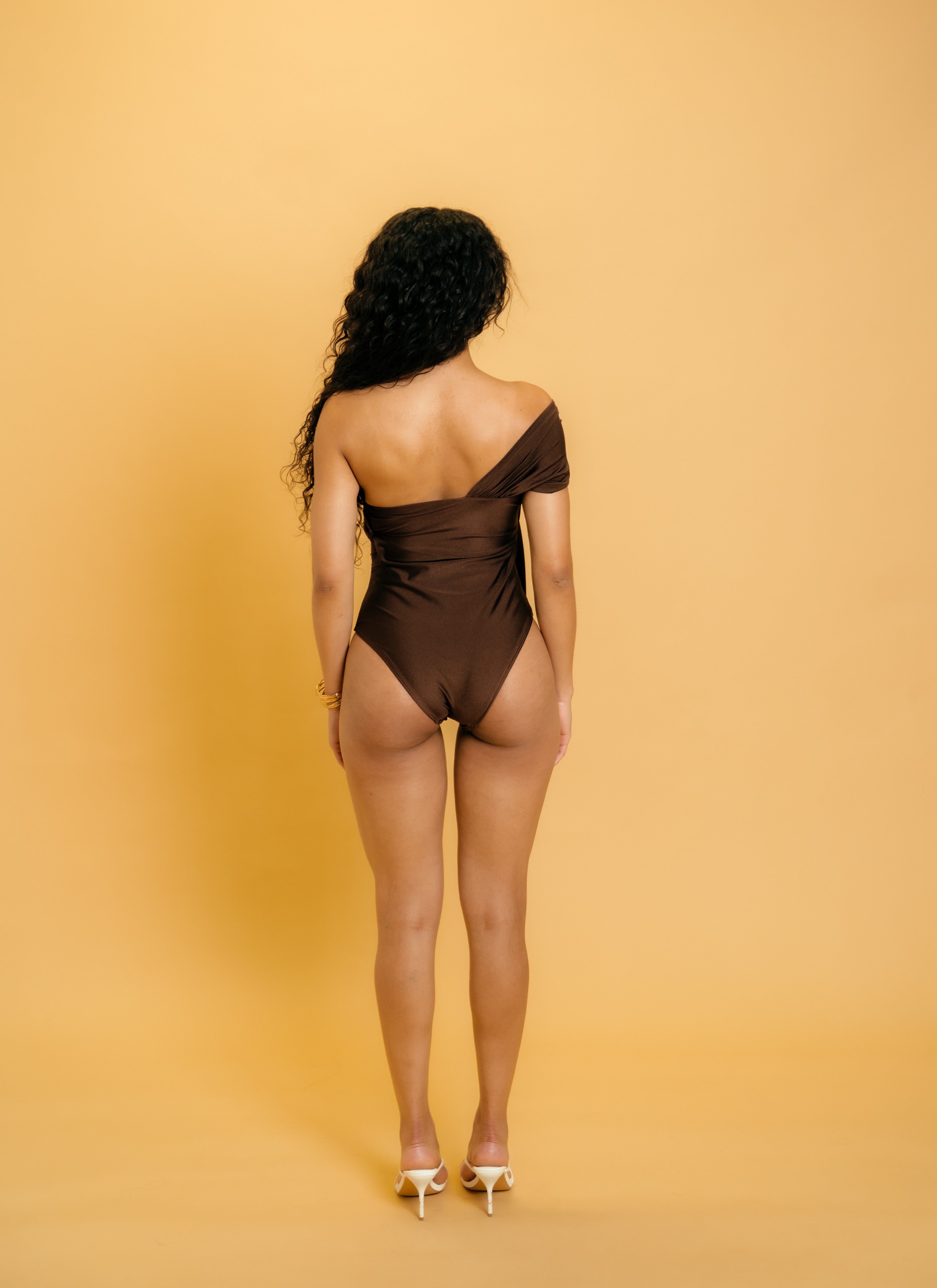 Mobay Draped Swimsuit